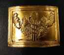 Buckle for doctors, Imperial army, goldplated