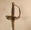 Épée des gardes du corps de la maison militaire du roi pour le service à pied. Louis XVI or Restauration