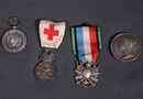 Second Empire decorations: Crimea, secours aux blessés miltaires, veterans and copy of medal of Mexique.