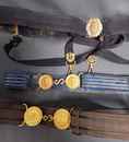 3 belts including sword holder of 
