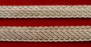 Braid for officers(except guard), gold or silver, 15, 18, 23, 27, 34 mm. 