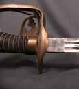 Prussian officier sabre with folding Guard. Circa 1900