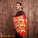 Bouclier en métal avec armoirie