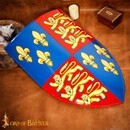 Bouclier en métal avec armoirie