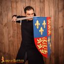 Bouclier en métal avec armoirie
