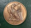 Modern bronze re-striking, Napoleonic commemorative medal by Denon and Jaley: Le code civil est décrété