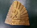 Shapska or shako plate for polish regiment. PULK NADWISLANSKI. Vistula Legion