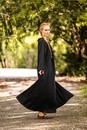 Adélaïde bis. Robe ample manches longues - Couleur chanvre - copie
