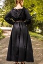Adélaïde bis. Robe ample manches longues - Couleur chanvre - copie