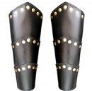 Brassards en cuir à rivets Arn - la paire