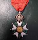 Medal of chevalier de la Légion d'Honneur. Second Empire. 40 x 40 mm. Sample 1