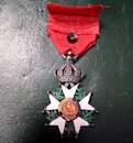 Medal of chevalier de la Légion d'Honneur. Second Empire. 40 x 40 mm. Sample 2