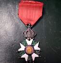 Medal of chevalier de la Légion d'Honneur. Second Empire. 40 x 40 mm. Sample 2
