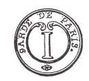 Garde municipale de Paris- 1st  regiment - 1808- troop . Price without bearskin hat
