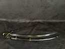 Light cavalry officer's saber, Empire. Blade engraved with a crowned eagle. Scabbard with brass fittings. 