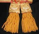 General of Division's command sash, fashioned from a Third Republic sash.