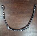 Sliding chin straps, black/silver. New old stock. Price per unit. WWII German?