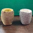 Plume-holder cone trimmed with gold or silver cord, produced by Éts David, Belle Époque. New old stock.