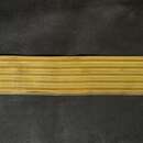 Braid 5 Tube gold in metal - 60 mm - Old French manufacturing - Per meter 