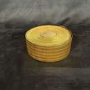 Braid 5 Tube gold in metal - 60 mm - Old French manufacturing - Per meter 