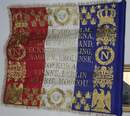 Flag: 2nd regiment of chasseurs à pied de la Garde Impériale. 90 X 90 cm