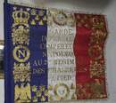 Flag: 2nd regiment of chasseurs à pied de la Garde Impériale. 90 X 90 cm