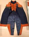 Child's naval officer's uniform, made around 1900, in an antique box.