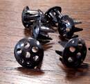 WWI. Black enamelled air vents/ventilators for képis and shakos, original production – Price per unit – ONLY 8 FOR SALE