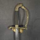 Sword featuring a cavalry combat motif. The duel between Guindey and Louis of Prussia at Saalfeld?