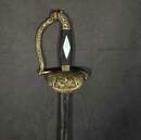 Sword featuring a cavalry combat motif. The duel between Guindey and Louis of Prussia at Saalfeld?