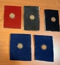 WWI. Pair of collar patches for a Medical Service administrative officer. New old stock. Very limited quantities.