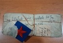 WWI. Cavalry scout stars (red silk/blue wool cloth). New old stock. Price per unit.