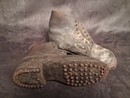 WWI. Civilian-issue ankle boots, not exactly new.