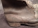 WWI. Civilian-issue ankle boots, not exactly new.