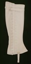 White gaiters in white or black - price by pair - made in France