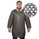 Haubergeon anneaux plats de 9 mm, rivetés à coin (alternés)