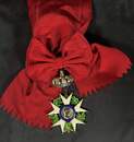 Grand cordon (new) with original jewel of commandeur of Légion d'Honneur, second Empire.