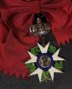 Grand cordon (new) with original jewel of commandeur of Légion d'Honneur, second Empire.