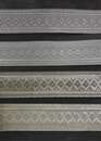 Braid flake pattern in metal - 40 mm - Old French manufacturing - Per meter  