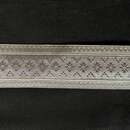 Braid flake pattern in metal - 40 mm - Old French manufacturing - Per meter  