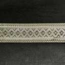 Braid flake pattern in metal - 40 mm - Old French manufacturing - Per meter  