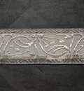 Braid floral pattern in metal - 50 mm - Old French manufacturing - Per meter   