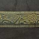 Braid floral pattern in metal - 50 mm - Old French manufacturing - Per meter   