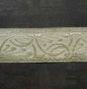 Braid floral pattern in metal - 50 mm - Old French manufacturing - Per meter   