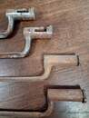 Set of 4 socket bayonets, late 18th to early 19th century.