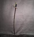 Infantry officer's saber (Line or National Guard), Model 1821. Grip covering replaced; no scabbard. Suitable for pirate costumes, light fencing, etc.