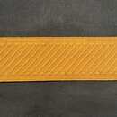 Aurore color with bâton pattern braid alternated  in coton - 50 mm - Asian manufacturing - Per meter  
