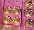 BELGIUM. Gold-colored buttons for 
