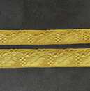 Gold waves braid - 20 and 26 mm - French Moderne manufacturing - Per meter