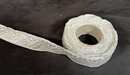 Silver waves braid - 26 mm - French Moderne manufacturing - Per meter 